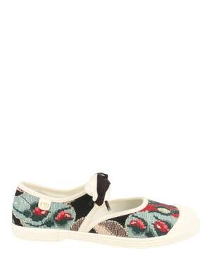 NEW VALENTINO women's bay by bay ballerina sneakers in multi fiore 1 ivory